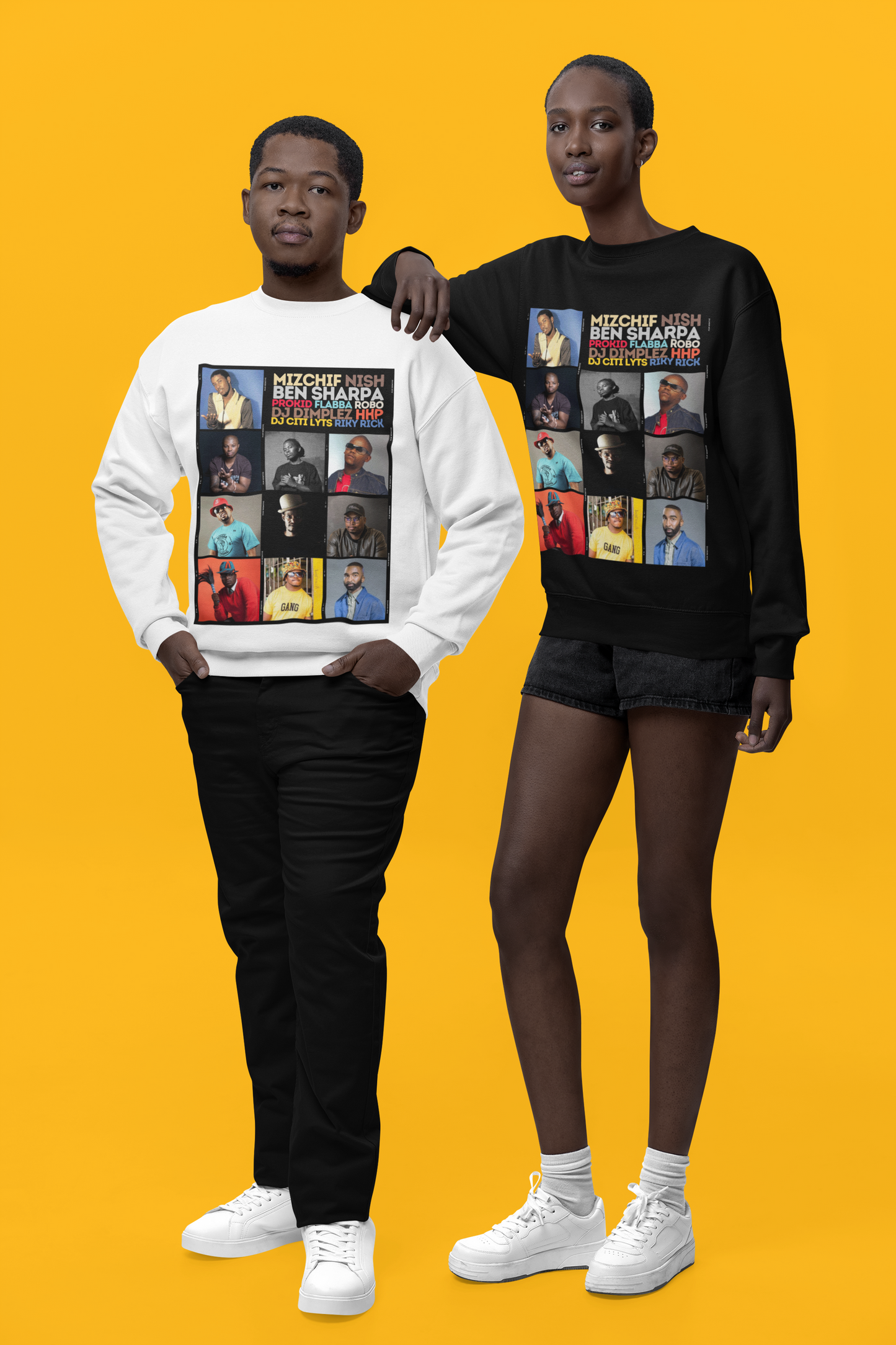 Guardian League Black Crew-neck Sweater