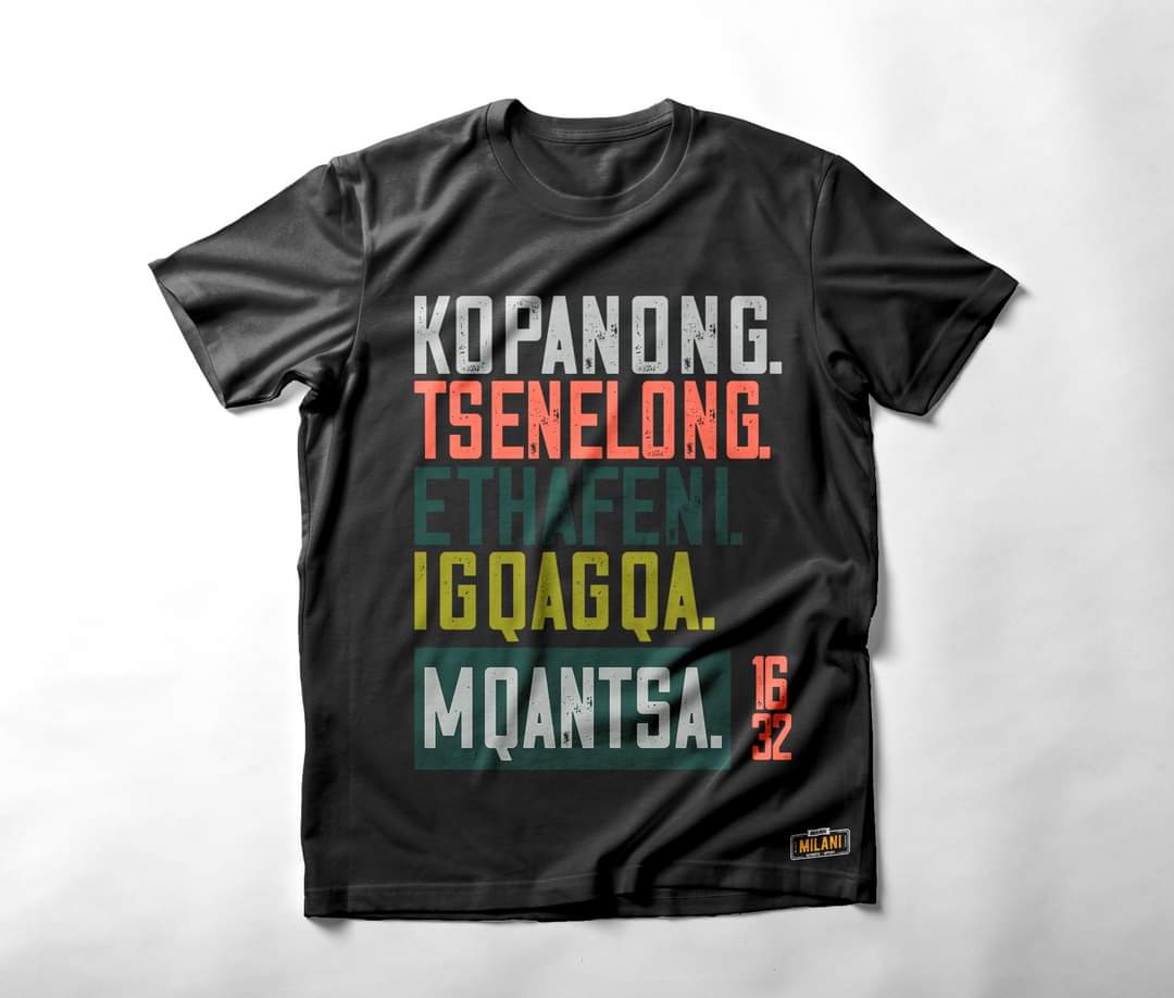 Milani Mambisa Kopanong Tshirt in Black - Spring 2023